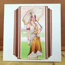 Set of 3 Art Deco Greetings Cards with envelopes