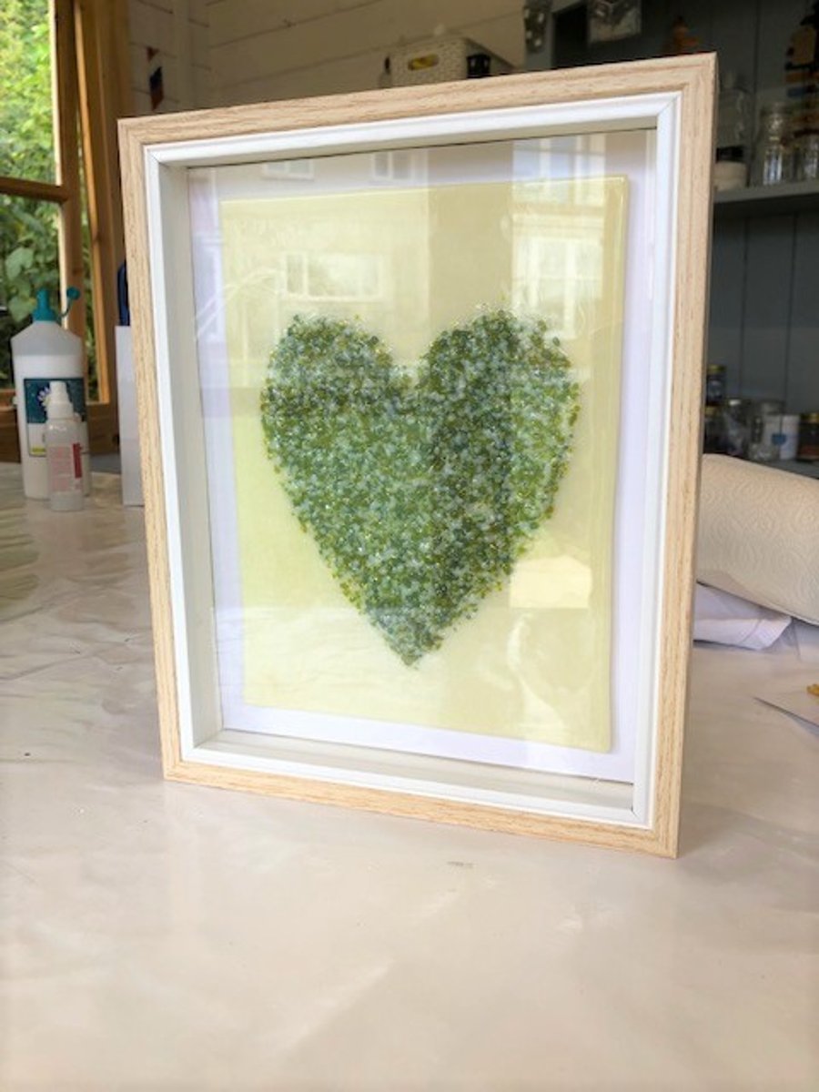 Framed Heart 25cm x 20 cm