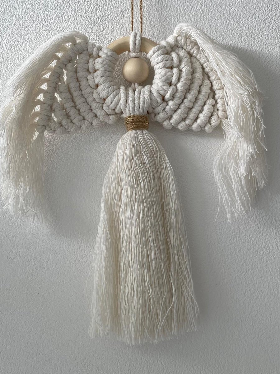 Macrame Angel Decoration