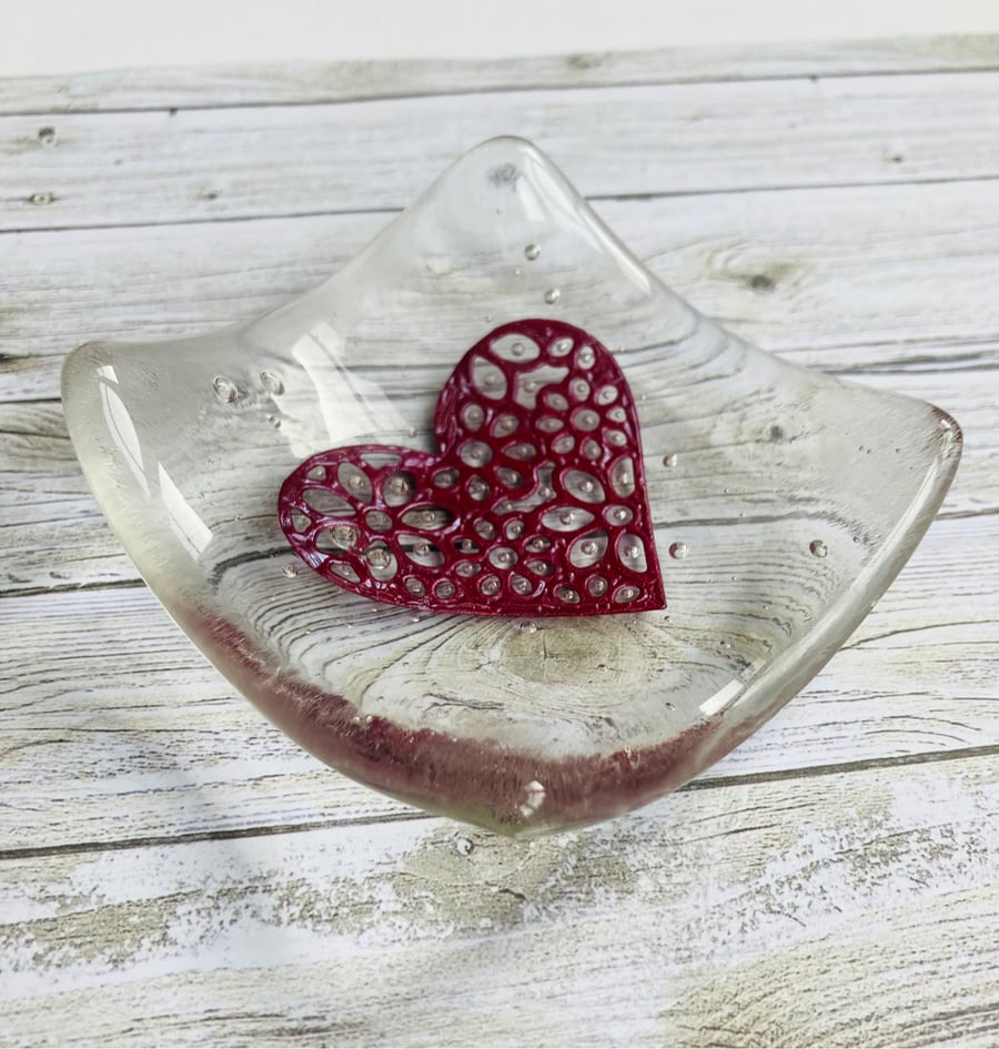 Fused Glass Trinket Dish