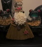 Citrine crystal altar broom 