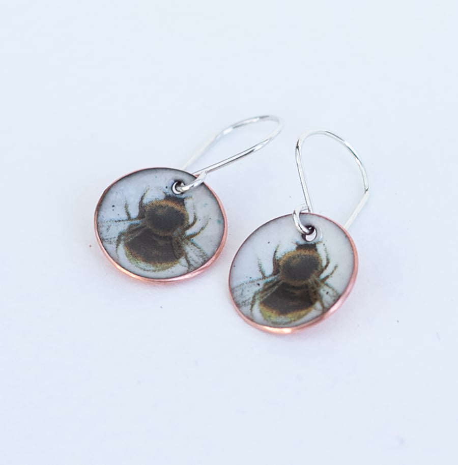 Bumble bee earrings