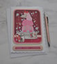 Pink Poodle Birthday Card Any Occasion Card Pamper Yourself 3D Luxury Handmade - Image 1