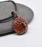 Carnelian and Copper Tree of Life Pendant - Image 3