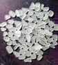 Tumbled Frosted Glass - Mixed Sizes - Various Amounts - Clear Sea Glass - Image 6