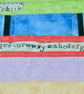 'Stack of Books' patchwork Fabric Mug Rug - Image 5