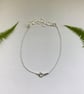 Sterling Silver leaf connector bracelet - Image 2
