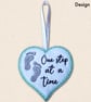 One Step at a Time Heart Hanger - Encouraging Hanging Decoration - Image 2