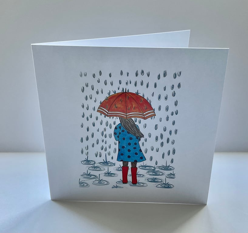 Girl in the rain
