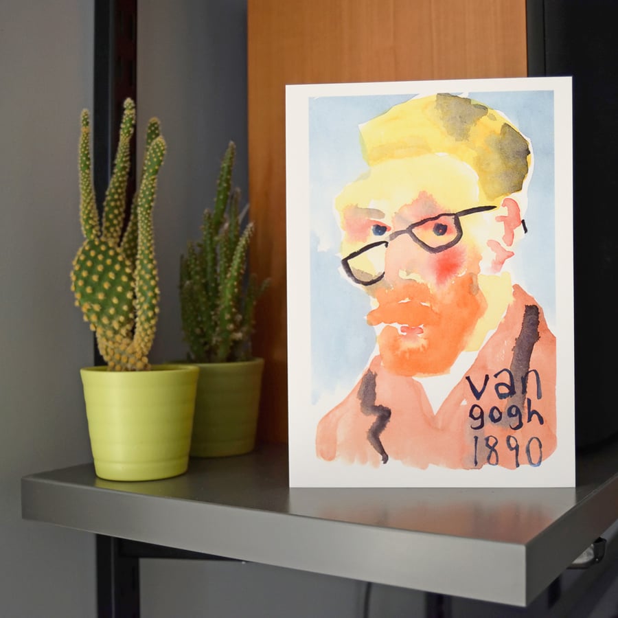 Vincent Van Gogh A5 Card
