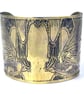 Large Brass rook Cuff - large size - Image 1