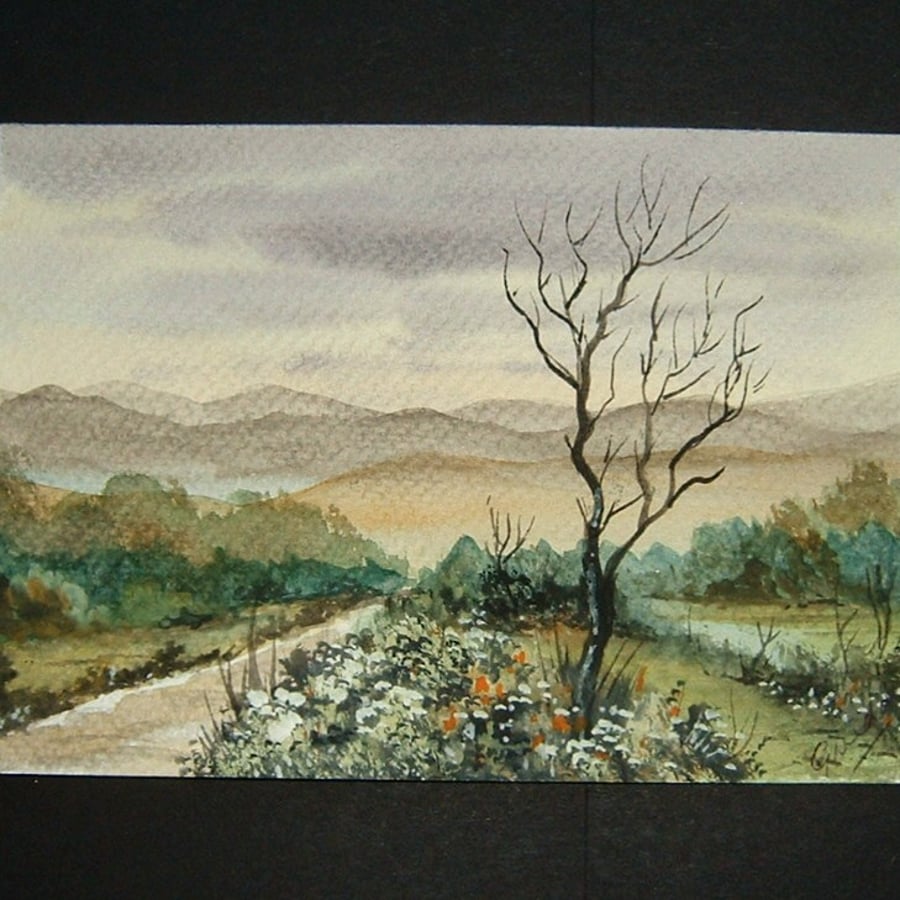 country landscape original art painting SFA ref 182