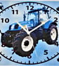 blue tractor wall clock tractor clock new hol - Image 4