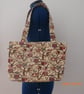 Tote Bag, Hand Bag, Shoulder bag ,Every day Bag in Cotton Fabric in a Owl Print - Image 5