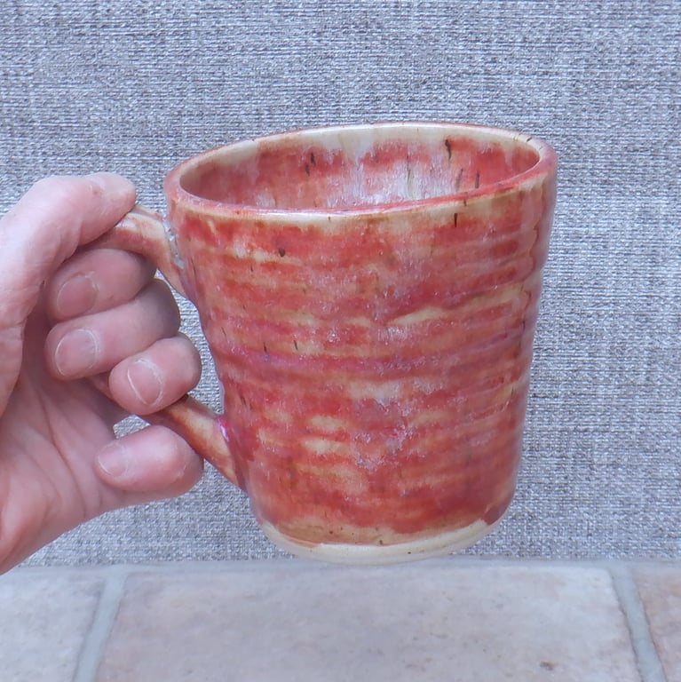 Coffee mug tea cup stoneware pottery wheel handmade ceramic