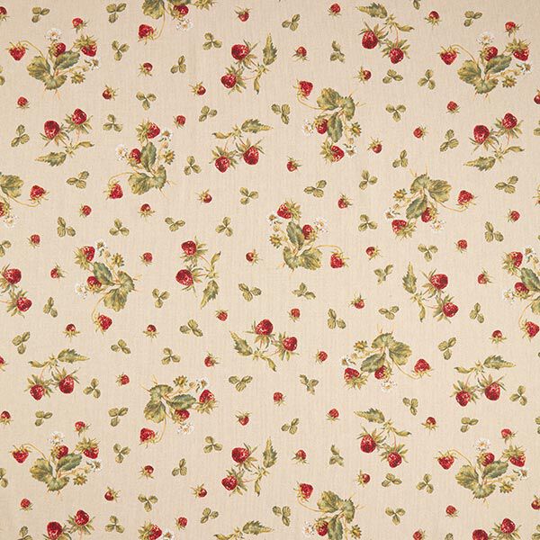 Strawberry Tablecloth. Cotton. Many Colours . 100 to 400 x 135cm 
