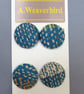 Blue Covered Buttons  - Image 2