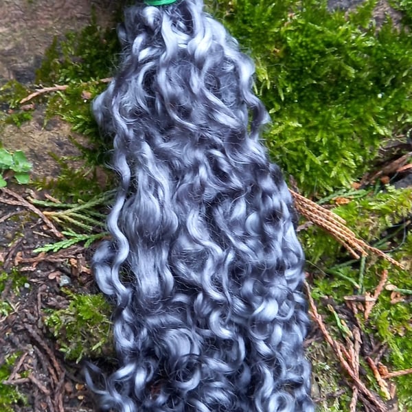 Grey Wensleydale locks, 10g