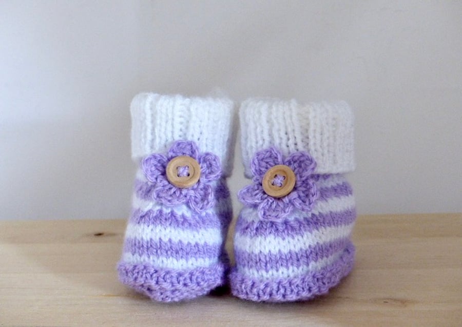 Hand Knitted Booties