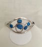 Gorgeous Bangle with Vibrant Blue Colour Design - Image 3