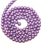 6mm, 8mm Purple Glass Pearl Beads, for Jewellery Making, Wedding Bridal Pearls - Image 7