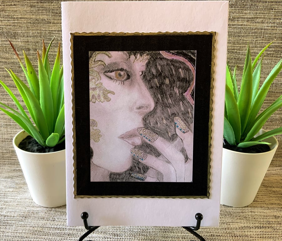 Alpha Dreaming Art Greeting Card 