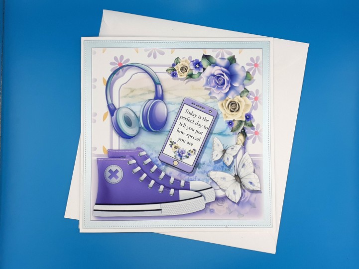 Children's Birthday Card, Daughter, Granddaughter, Niece, Decoupage
