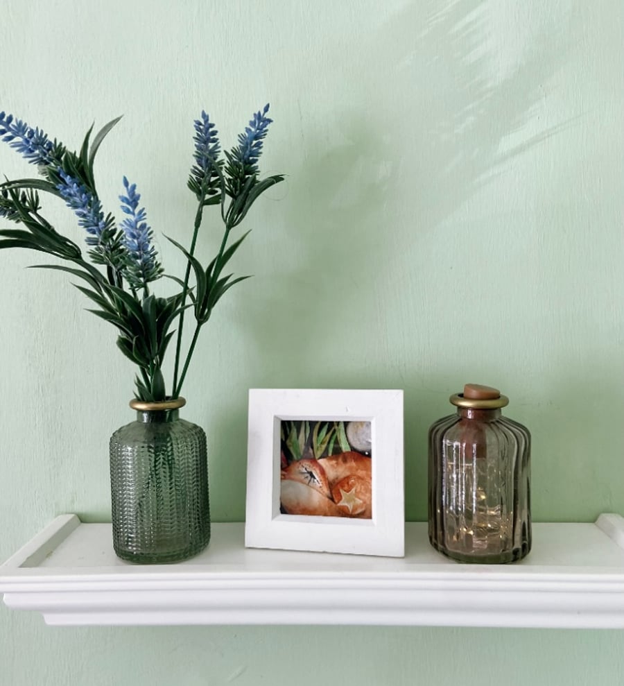 A Fox in a Box Original Watercolour 