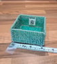 Small tray for small desk items - multi-tone green mix pattern - Image 3