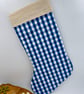 Cute snowman appliqué Christmas stocking - Image 5