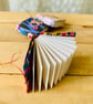 Tiny Concertina Sketchbook with Removable Butterfly Patterned Cover. - Image 4