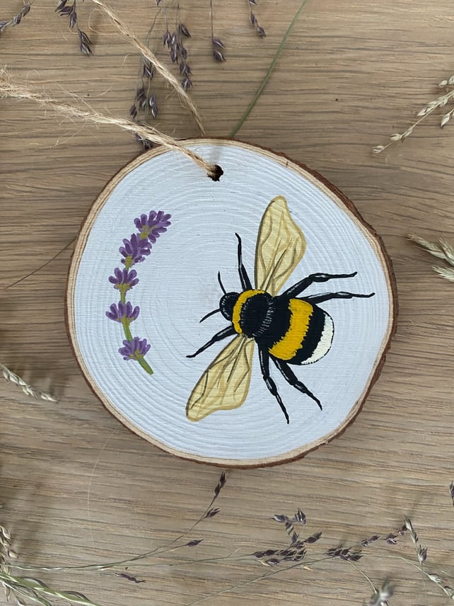 Bee keyring, embroidered bumble bee gifts, Bee  - Folksy
