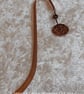 Copper Bookmark with Handcrafted Charm. - Image 1