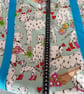 Handmade fully lined pale green damatians cotton tote bag with pockets - Image 6