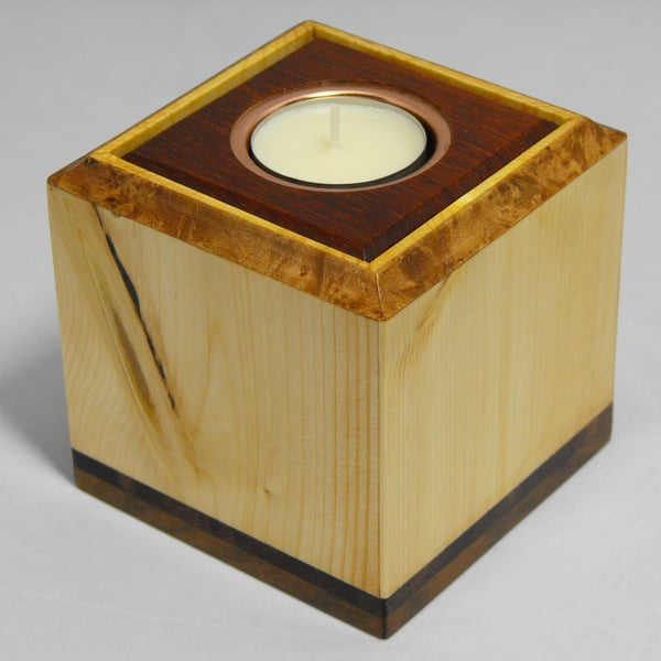 Wooden Tea Light Box