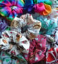 2 Mixed Random Themed Hair Scrunchies  - Image 2