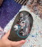 Seaside donkey Hand painted and varnished paper weight stone  - Image 2