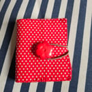 Needlebook Red Polka Dot