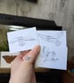 Set of 8 Barn Owl ACEO Sketches - Image 4