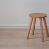 Step Stool - Solid oak stool in mid century design