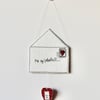 'For my Valentine' Envelope - Hanging Decoration
