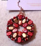 Hexagonal bead earrings (customisable) - Image 1