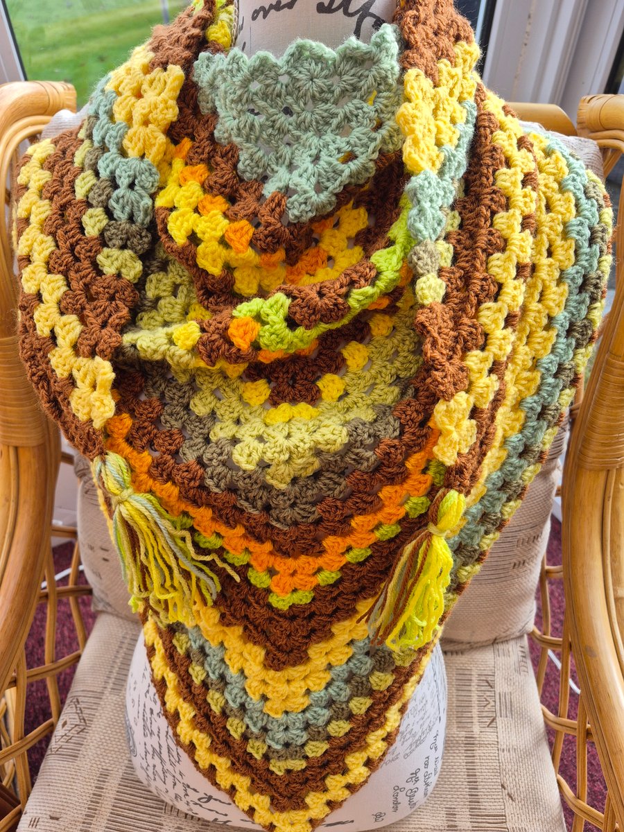 Handmade Crochet Shawl 