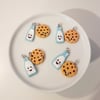 KAWAII Milk & Cookie necklace - handmade, unique, gift, cute