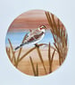 Original unframed Snow Bunting Painting