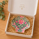 Floral and Bee Trinket Dish 