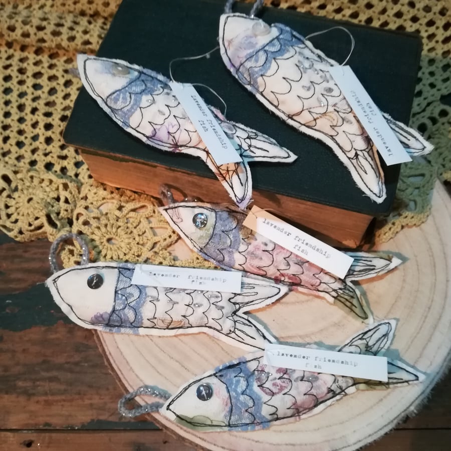 Lavender Friendship Fish 