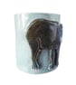 Tapir Stoneware Mug - Hand Built Pottery - Image 2