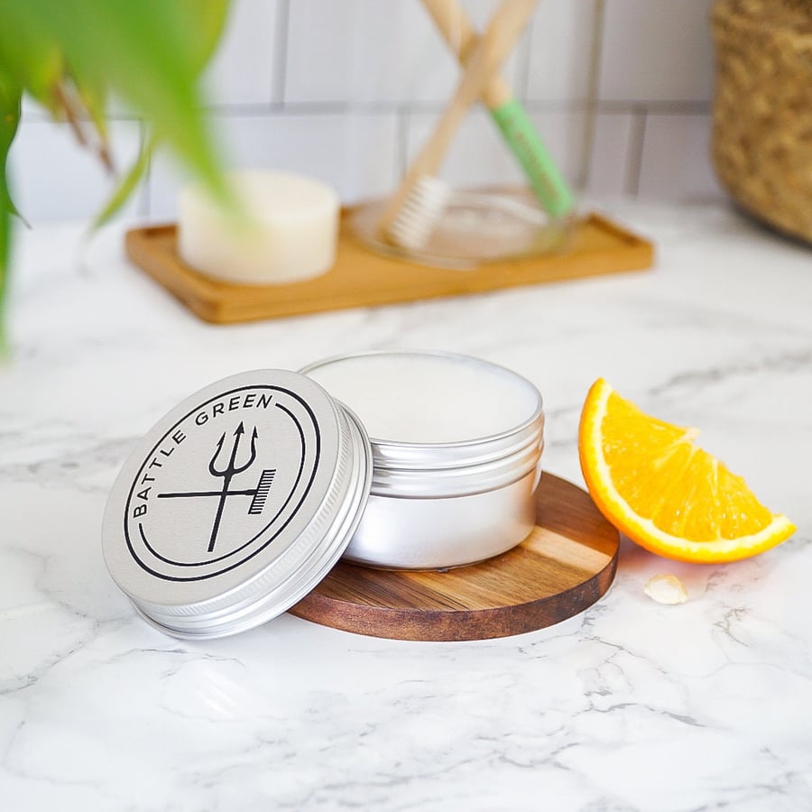 Orange & Patchouli Natural Deodorant Balm 100g Tin