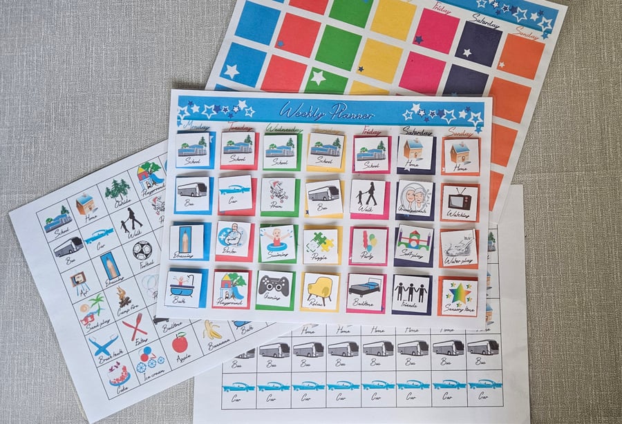 A4 Weekly Planner for Kids – Perfect for Organizing Daily Activities!